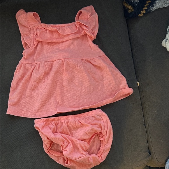 Carter's Pink Ruffled Diaper Cover Set - Picture 1 of 6